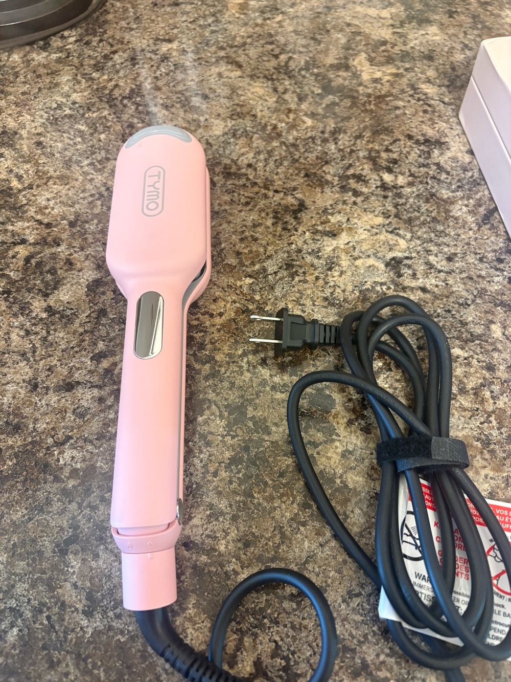 Pink Hair Straightener Styling Iron